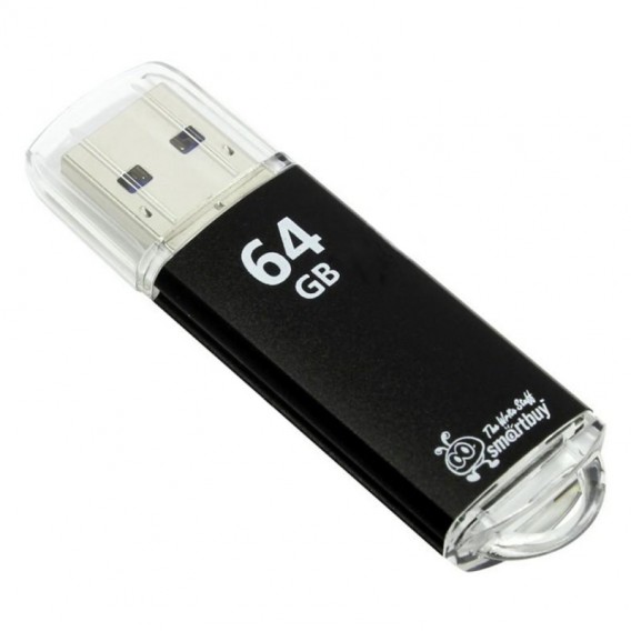 Флэш-диск SmartBuy 64GB USB 3.0 V-Cut черный