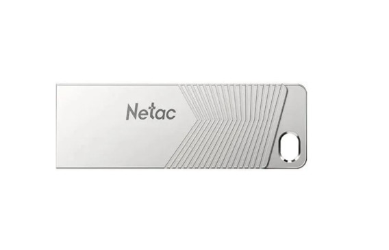 Флэш-диск Netac 32GB USB 3.2 UM1 белый/серебро