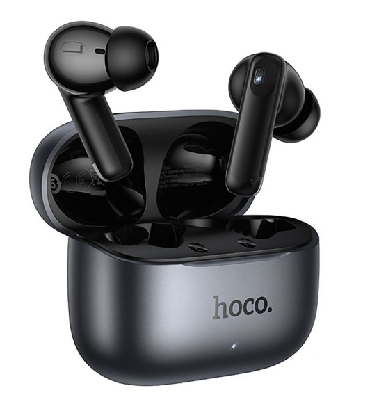 Гарнитура Bluetooth Hoco EQ27 Fun TWS ANC+ENC+Al (вакуумные наушники) черная