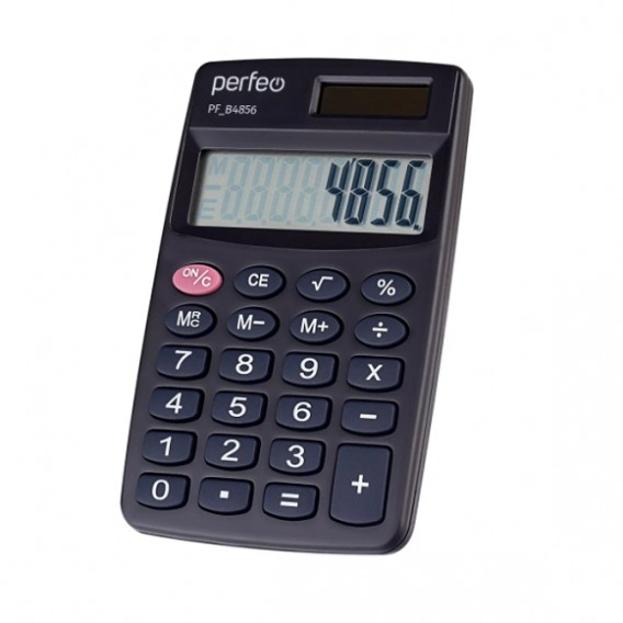 Калькулятор Perfeo PF_B4856 карманный (8 разряд)