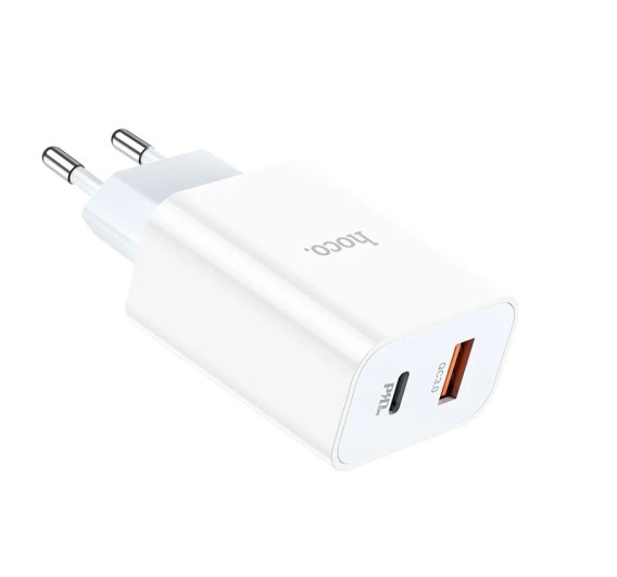 Адаптер сетевой Type-C + USB PD20W / QC3.0 Hoco C97A