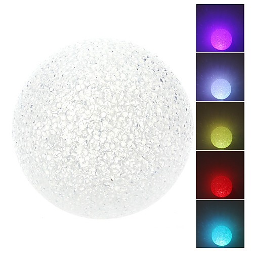 Светодиодный шар B52 "Snowball-10" декоративный снежок, d10см, 3xLR44