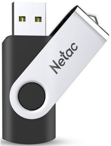Флэш-диск Netac 64GB USB 3.2 U505 черный/серебро