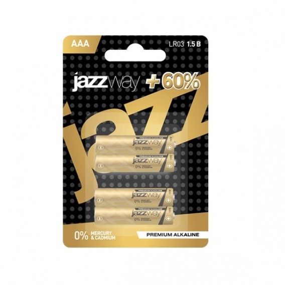 Батарейка Jazzway LR03 PREMIUM Alkaline BL 4/48