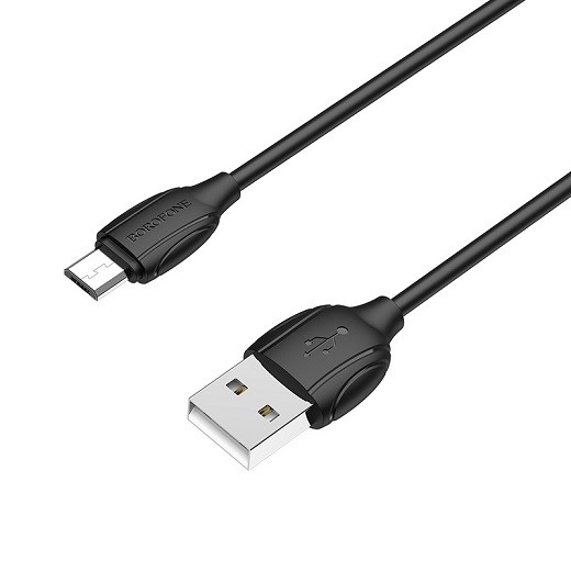 Кабель USB - microUSB Borofone BX19 1м 2A ПВХ