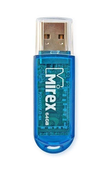 Флэш-диск Mirex 64Gb USB 2.0 ELF синий