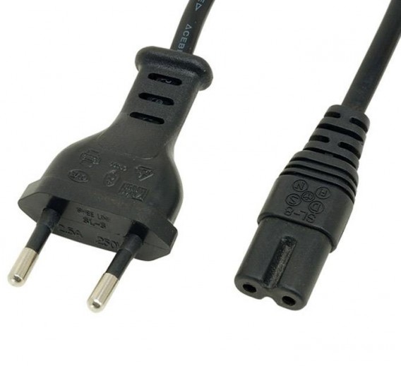 Шнур сетевой 8-ка для аудио, радио, ТВ 1,5м