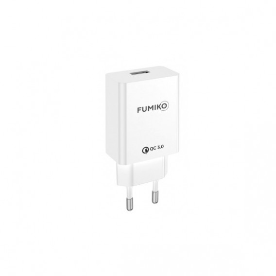 Адаптер 220V->USB 3A QC3.0 Fumiko CH03