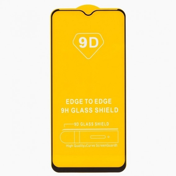 Защитное стекло 2,5D для Xiaomi Redmi 9 черное (132087)