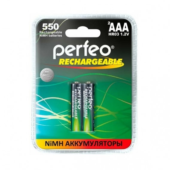 Аккумулятор Perfeo R03 550mAh Ni-Mh BL 2/40