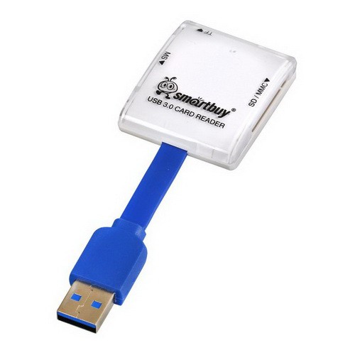 Картридер SmartBuy SBR-700 (SDHC\microSDHC\MMC\MS) USB 3.0