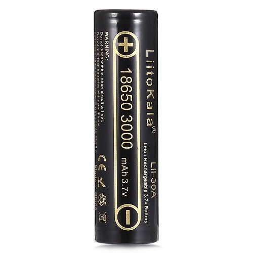 Аккумулятор Li18650 3000mAh 3.7V высокотоковые LiitoKala