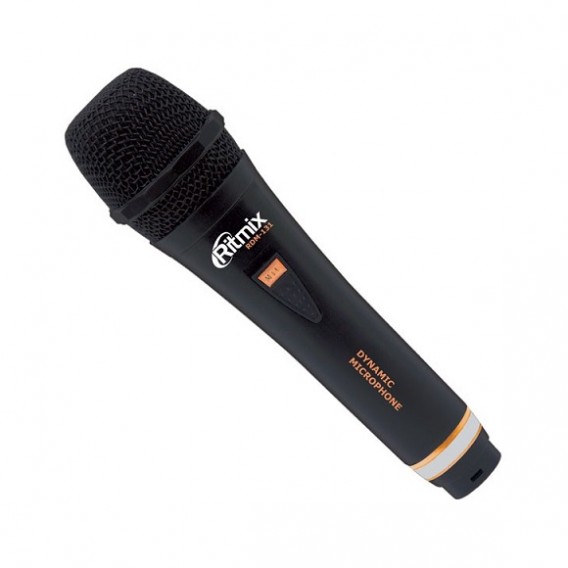 Микрофон Ritmix RDM-131 (провод., динамический, 68Дб, каб.3м, джек 6,3 мм)