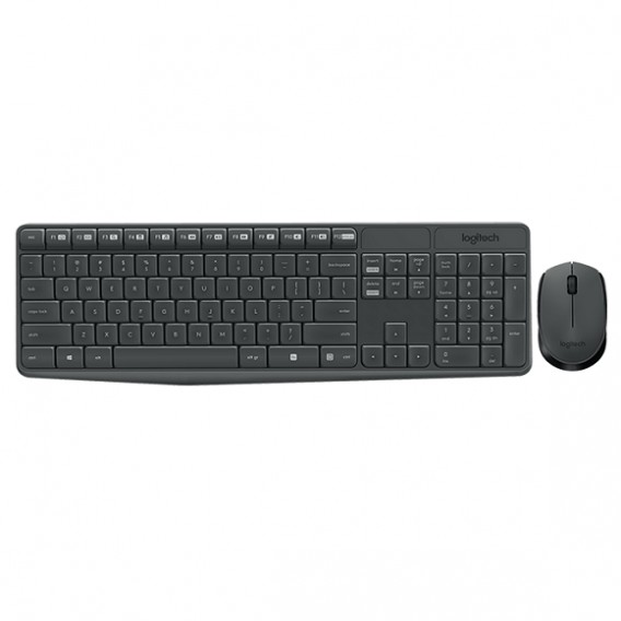 Комплект беспроводной Logitech MK235 черный 920-007949