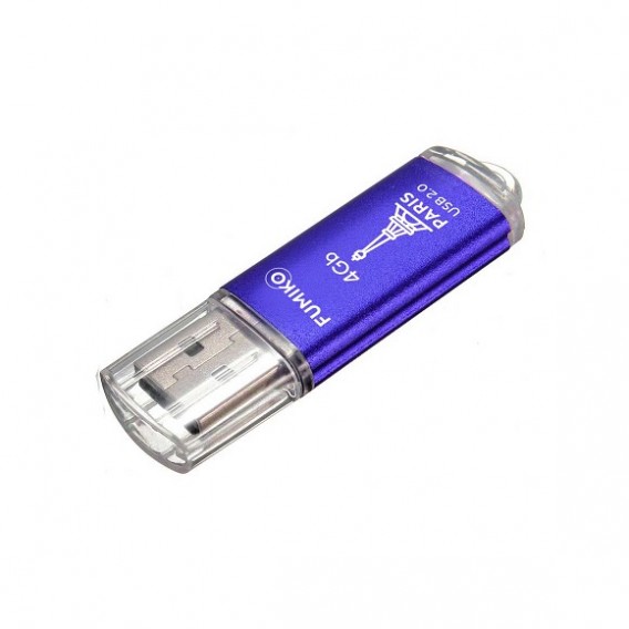 Флэш-диск Fumiko 4GB USB 2.0 Paris синий