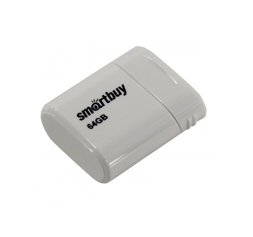 Флэш-диск SmartBuy 64GB USB 2.0 Lara белый