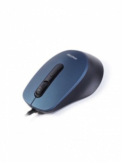 Мышь SmartBuy SBM-265-B USB, синяя, БЕЗЗВУЧНАЯ