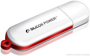Флэш-диск Silicon Power 16GB USB 2.0 Luxmini 320 белый
