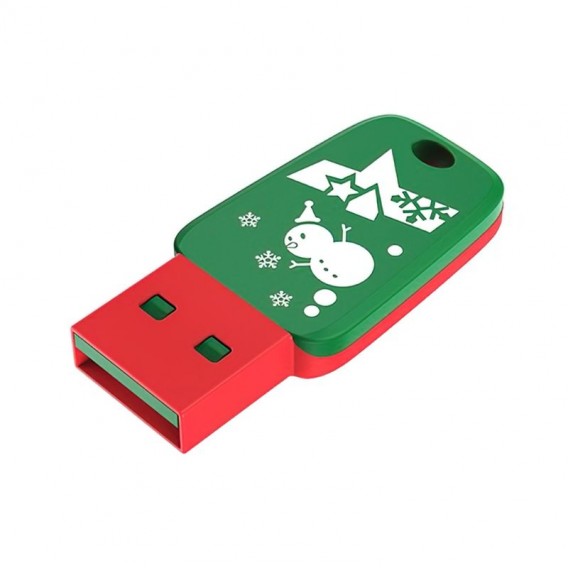 Флэш-диск Netac 16GB USB 2.0 U197 X-mas mini (Новый год)