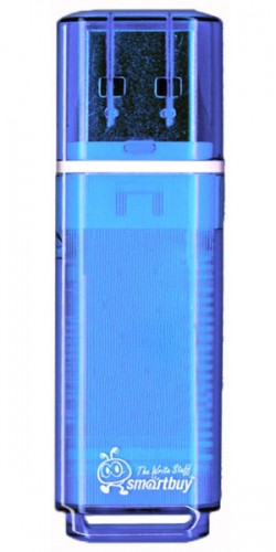 Флэш-диск SmartBuy 64GB USB 2.0 Glossy синий