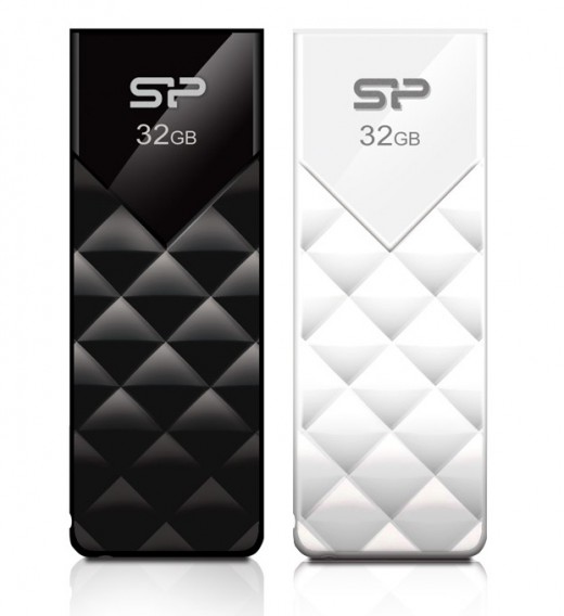 Флэш-диск Silicon Power 16GB USB 2.0 Ultima U03 белый