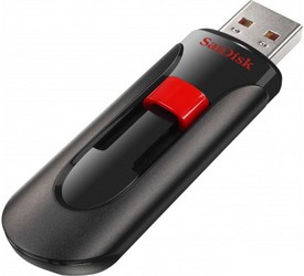 Флэш-диск SanDisk 64GB USB 2.0 CZ60 Cruzer Glide черный