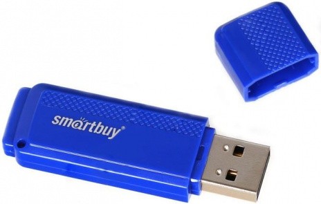 Флэш-диск SmartBuy 8GB USB 2.0 Dock синий