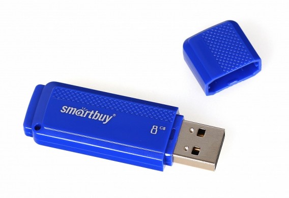 Флэш-диск SmartBuy 16GB USB 2.0 Dock синий