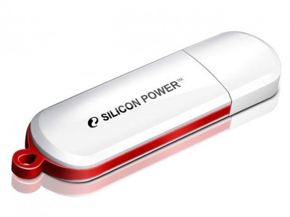 Флэш-диск Silicon Power 32GB USB 2.0 Luxmini 320 белый