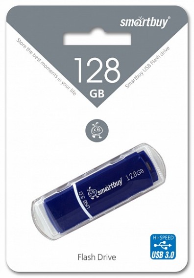 Флэш-диск SmartBuy 128GB USB 3.0/3.1 Crown синий