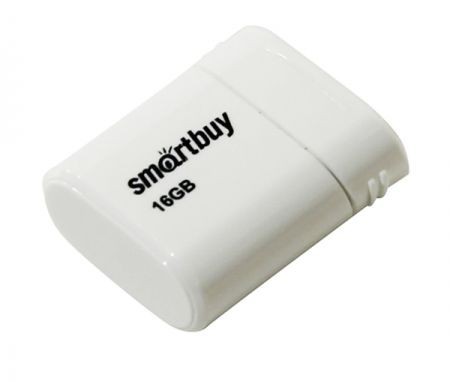 Флэш-диск SmartBuy 16GB USB 2.0 Lara белый