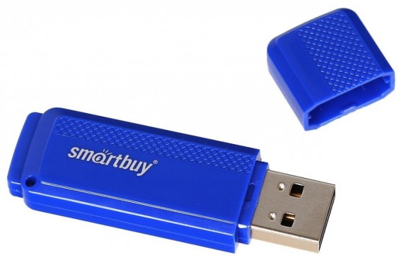 Флэш-диск SmartBuy 32GB USB 2.0 Dock синий