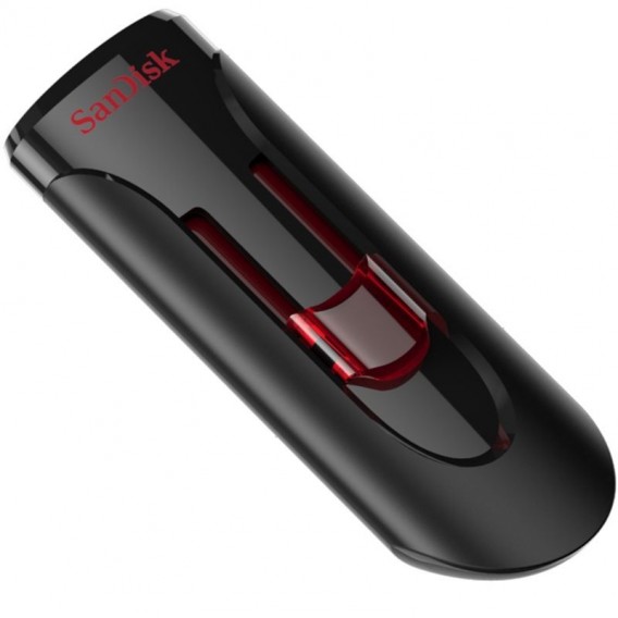 Флэш-диск SanDisk 32GB USB 3.0 CZ600 Cruzer Glide черный