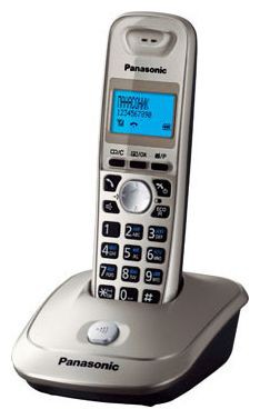 Телефон беспроводной Panasonic KX-TG2511RUM серый металлик