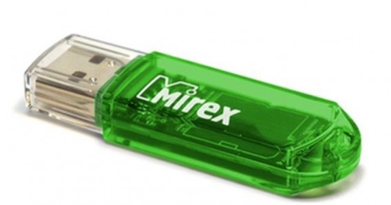 Флэш-диск Mirex 16Gb USB 2.0 ELF зеленый
