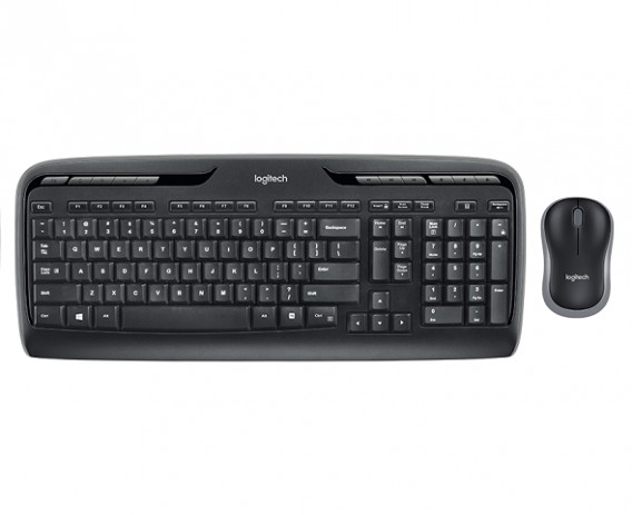 Комплект Logitech MK330 (клавиатура+мышь) беспроводной черный