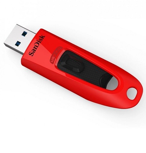 Флэш-диск SanDisk 32GB USB 3.0 CZ48 Cruzer Ultra красный