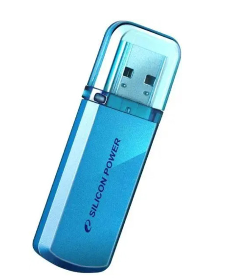 Флэш-диск Silicon Power 128GB USB 3.2 Helios 202 голубой
