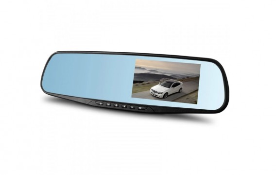 Видеорегистратор Vehicle-2 (зеркало, 2 камеры,Full HD1920х1080,140°,SD до 32Gb)