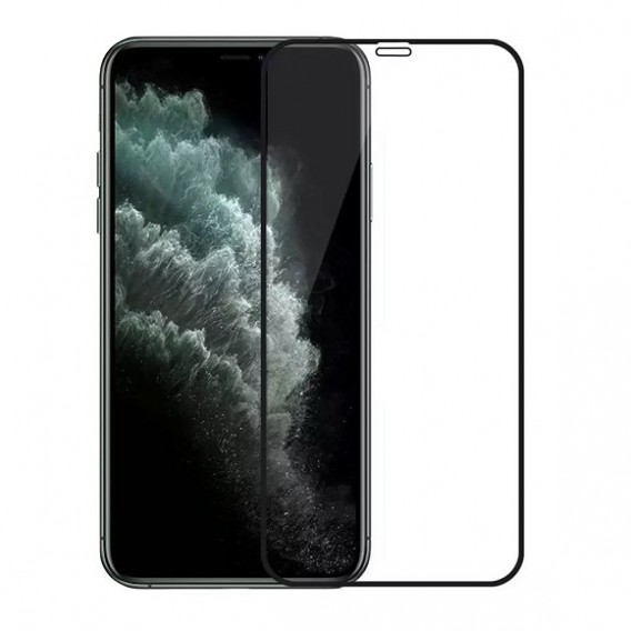 Защитное стекло 2.5D для iPhone 12 mini черное (119313)