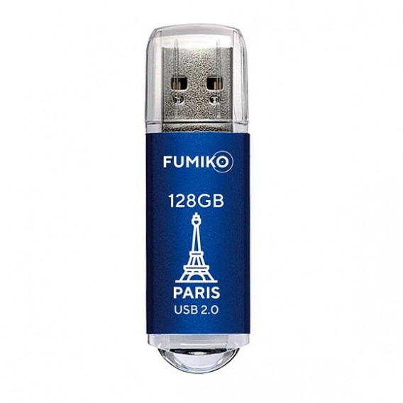 Флэш-диск Fumiko 128GB USB 2.0 Paris синий