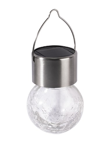 Светильник садовый Фаzа SLR-L01 шар подвесной цветной, стекло, на солн.батарее