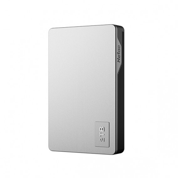 Жесткий диск HDD Netac 2Tb 2.5'' K338 USB 3.0 серебро/серый