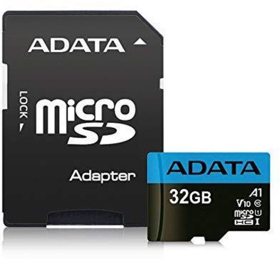 Карта памяти microSDHC A-DATA 32Gb Class 10 Premier PRO A1 UHS-1 (100Mb/s) с адаптером