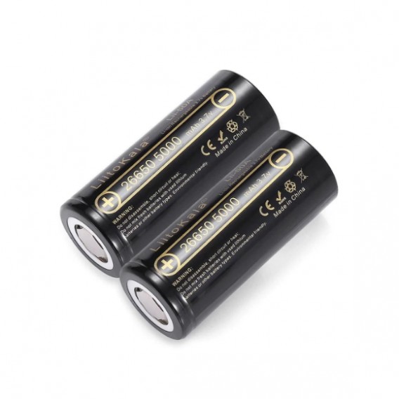 Аккумулятор Li26650 5000mAh 3.7V без защиты LiitoKala
