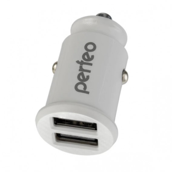Адаптер автомобильный 2*USB 4.8A Perfeo PF_A4459 / PF_A4458