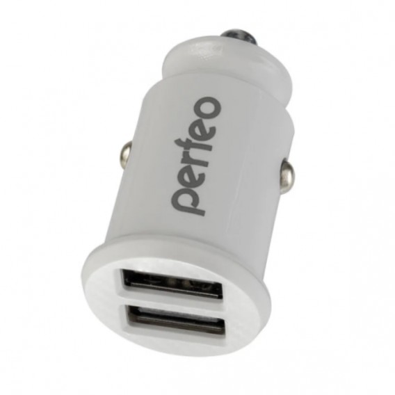 Авто-адаптер 12V->2*USB 4.8A Perfeo PF_A4459 / PF_A4458