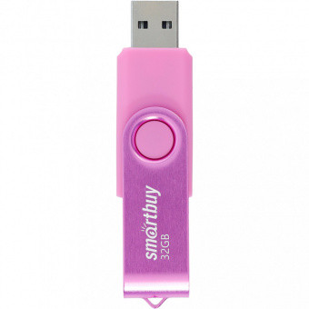 Флэш-диск SmartBuy 32GB USB 2.0 Twist розовый