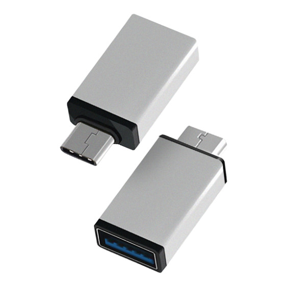 Адаптер OTG USB3.0 - Type-C (гн/шт) Atom (31046)
