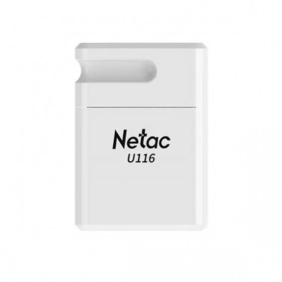 Флэш-диск Netac 32GB USB 2.0 U116 mini белый